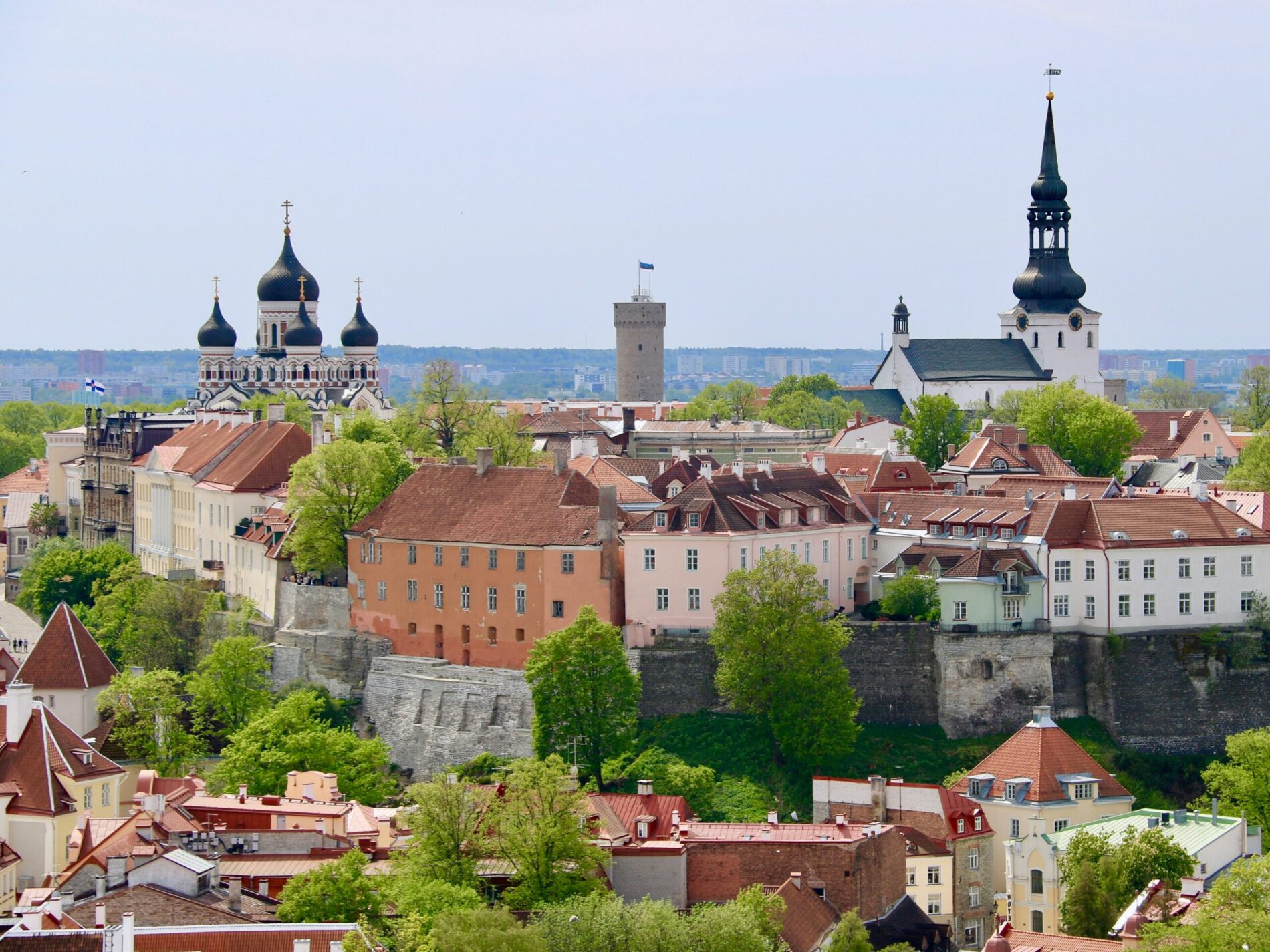 Tallinn Estonia medieval old town - Estonia digital relocation countries pay you move
