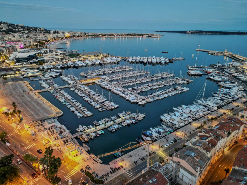 International movers to France Southern France French Riviera coastal harbor