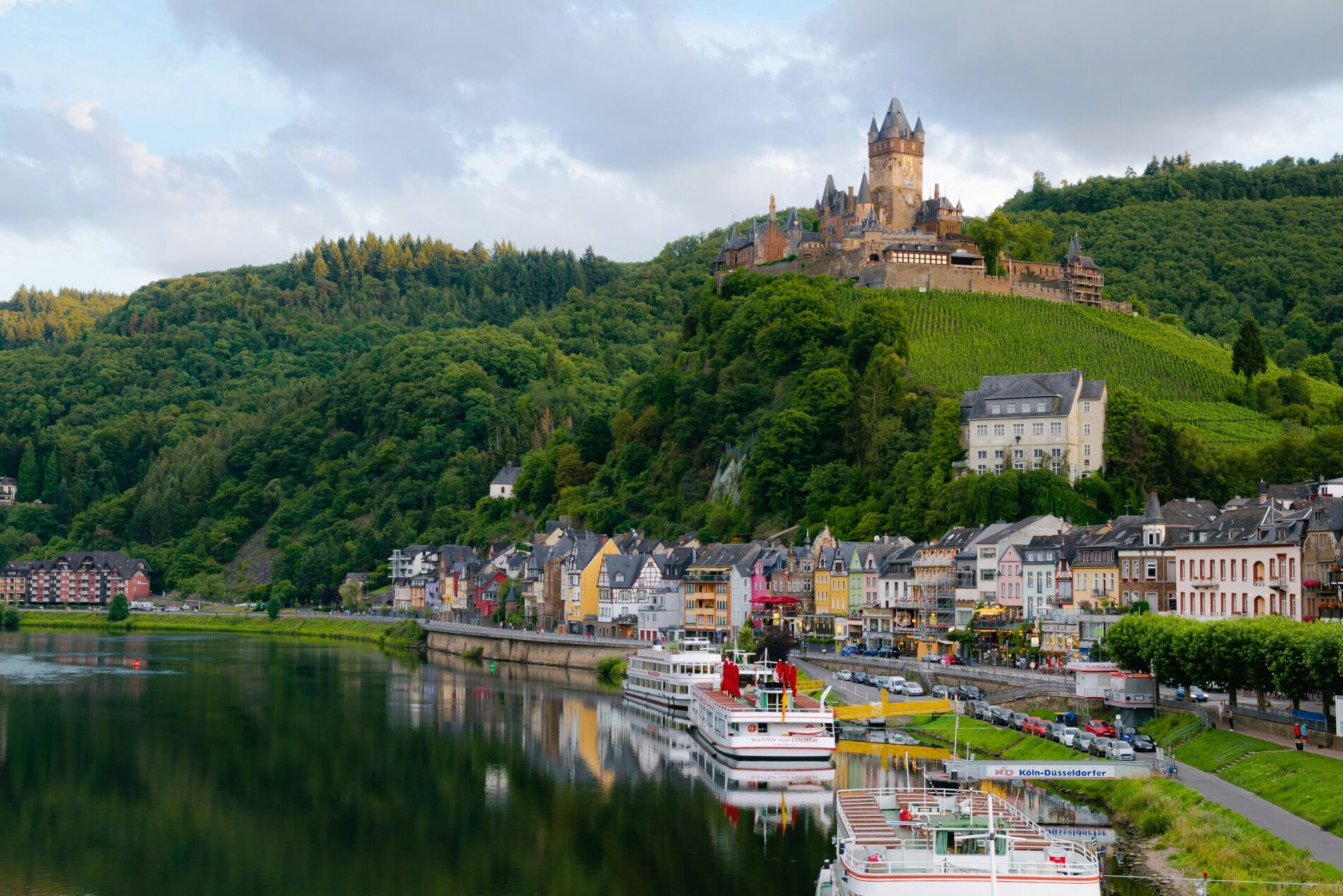 Germany Opportunity Card 2026 — American family relocating to a German riverside town