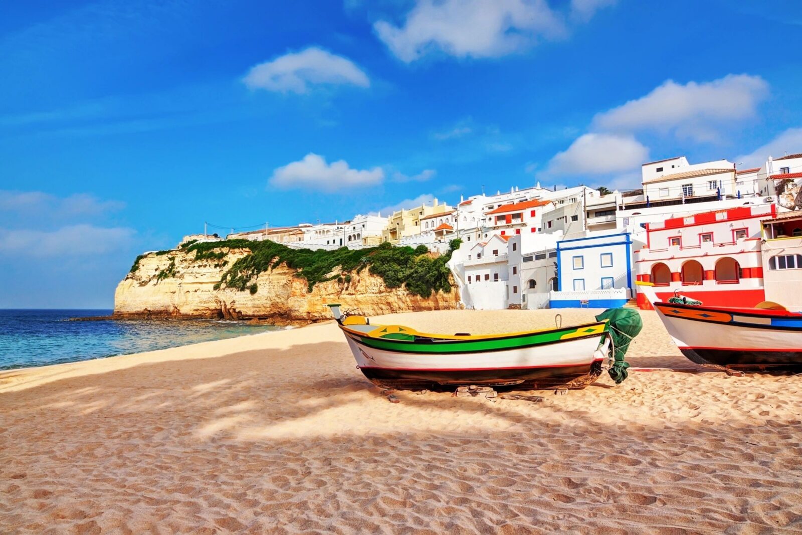 Algarve coastline Portugal - popular destination for American expats relocating from USA