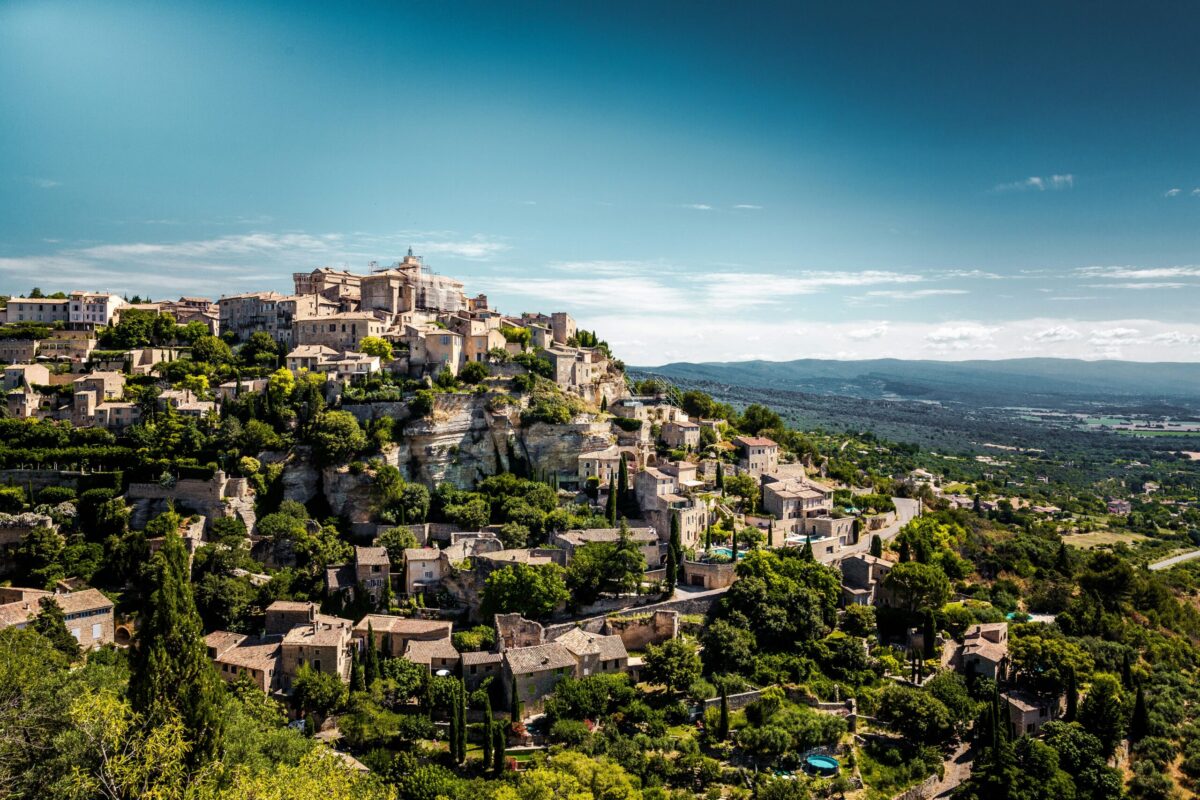 International movers to France Mougins village perché hilltop Provence medieval village